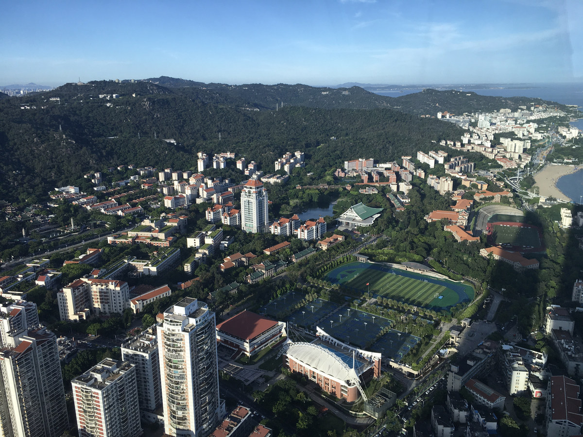 A view across Xiamen University’s Siming campus (2022).